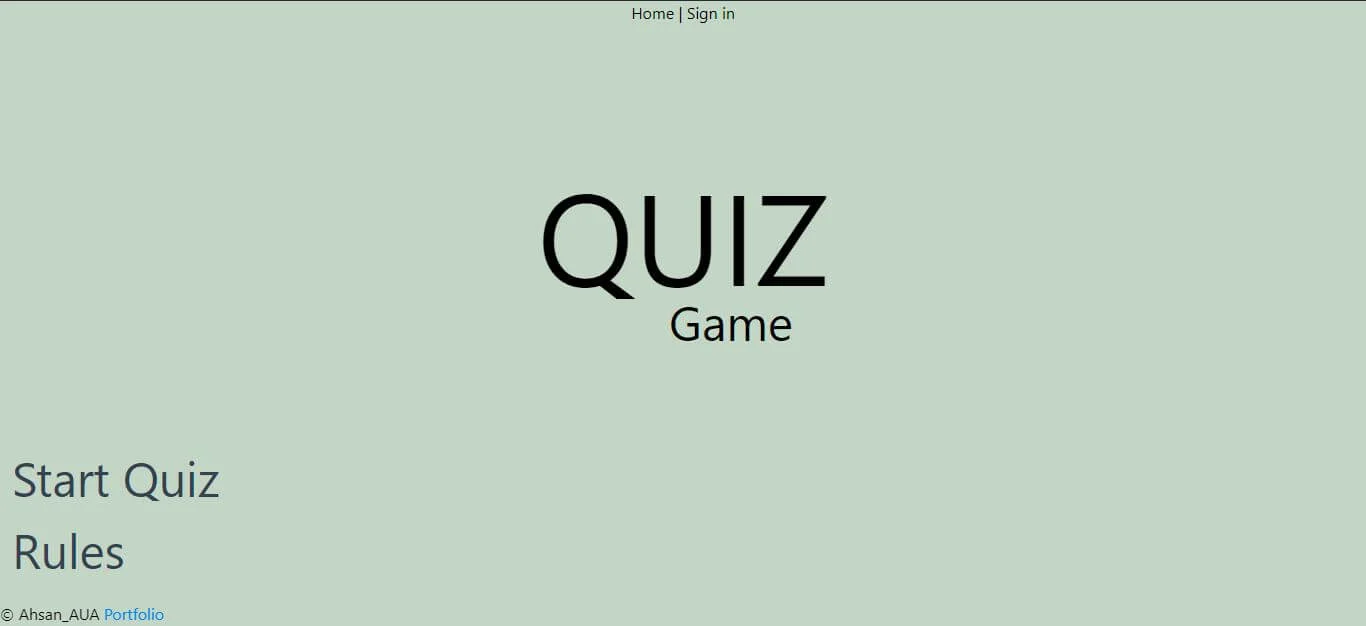 Quiz Site